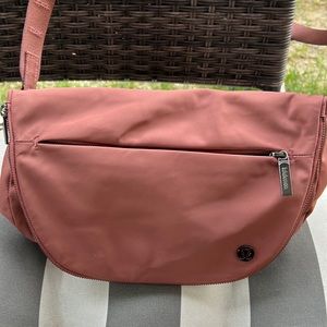 Rust color lululemon purse